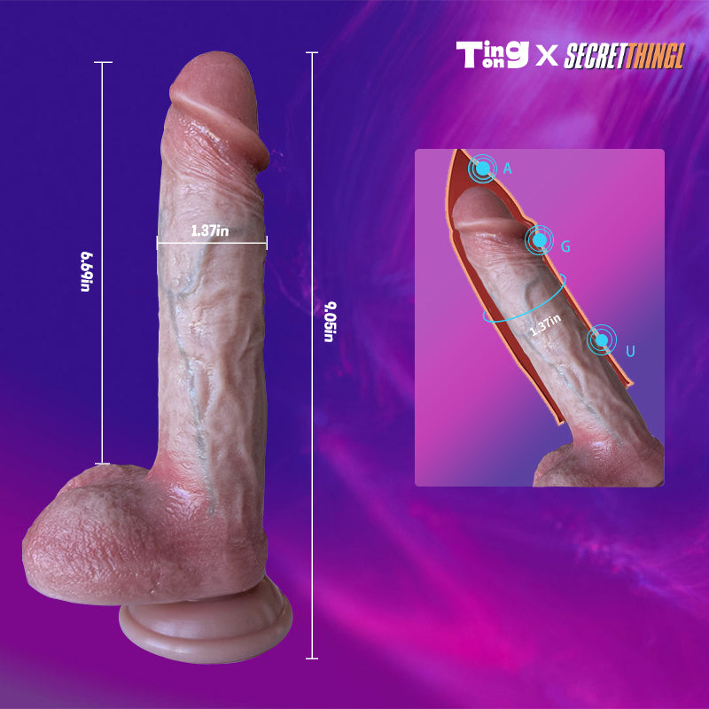PornStar SecretThingL Clone Silicone Dildo | TINGON×SECRETTHINGL